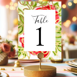 抽象芸術バラ赤 ポストカード