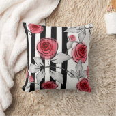 抽象芸術バラ クッション (ブランケット)