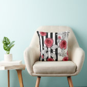 抽象芸術バラ クッション (椅子)