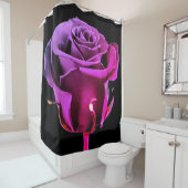 抽象芸術バラ シャワーカーテン (インサイチュ)