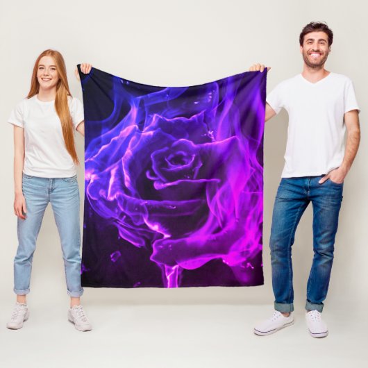 抽象芸術バラ フリースブランケット (インサイチュ)