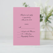 抽象芸術バラRSVP 出欠カード (スタンド正面)