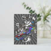 抽象芸術バリゲッコ ポストカード (スタンド正面)