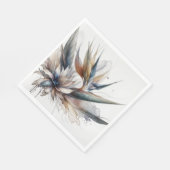 抽象芸術バードオブパラダイス スタンダードランチョンナプキン (角)