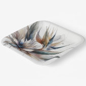 抽象芸術バードオブパラダイス ペーパープレート (傾斜あり)