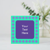 抽象芸術バ縁どストスクエア 招待状 (スタンド正面)