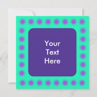 抽象芸術バ縁どストスクエア 招待状