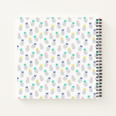 抽象芸術パイナップル ノートブック (裏面)