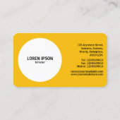 抽象芸術パイ04 – 琥珀#F8BC08 名刺 (裏面)