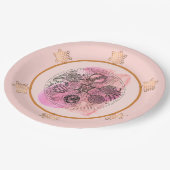 抽象芸術パスソーバーシーダープレート紙プレート ペーパープレート (アングル)