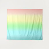 抽象芸術パステルカラーズアぶら下がったートタペストリー タペストリー (正面(横))