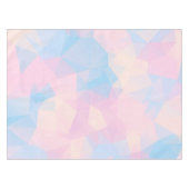 抽象芸術パステルカラーローポリバックグラウンド テーブルクロス (正面(横))