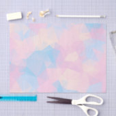 抽象芸術パステルカラーローポリバックグラウンド 薄葉紙 (クラフト)