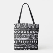 抽象芸術パステルシェイプズトートバッグカラフルデザイン トートバッグ (裏面)