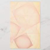 抽象芸術パステルジオメトリタイルの背景 便箋 (裏面)