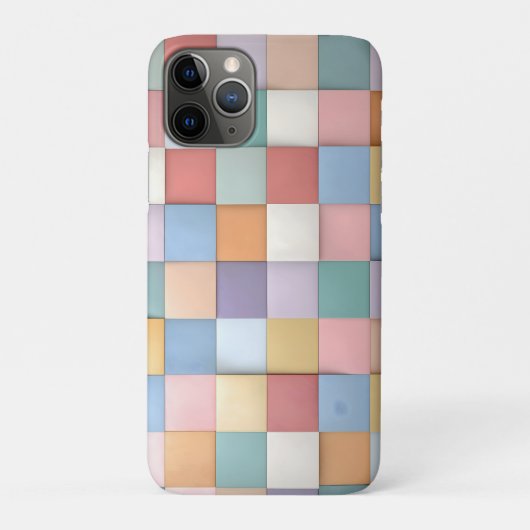 抽象芸術パステルタイル壁パターン Case-Mate iPhoneケース (裏)