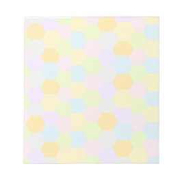 抽象芸術パステルパターン（ポリゴンあり） ノートパッド