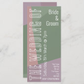 抽象芸術パステルパーソナライズされたバラグリーンラベンダー (正面/裏面)