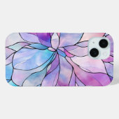 抽象芸術パステルフローラデザインセレネ花びらアート Case-Mate iPhoneケース (裏面 (横))