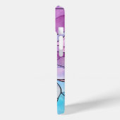 抽象芸術パステルフローラデザインセレネ花びらアート Case-Mate iPhoneケース (裏面 / 左)