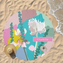 抽象芸術パステルフローラ名前をカスタムする