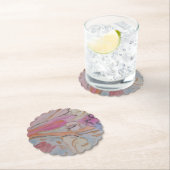 抽象芸術パステルフローラ ペーパーコースター (インサイチュ)