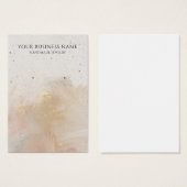 抽象芸術パステルブラシイヤリングディスプレイカード (正面&裏面)