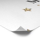 *~*抽象芸術パステルブルーDANDELIONウィッシュを作る ポスター (角)