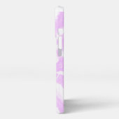 抽象芸術パステルレインボー絞り染め iPhoneケース (左側面)