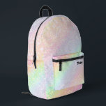 抽象芸術パステルレインボー プリントバックパック<br><div class="desc">パステルバックパック</div>