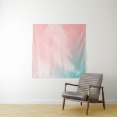 抽象芸術パステル及びミント壁 タペストリー (インサイチュ)