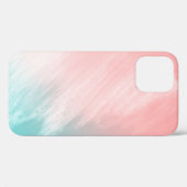 抽象芸術パステル及びミント壁 Case-Mate iPhoneケース (裏面 (横))