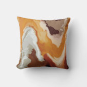 抽象芸術パステル絵を描キツネテール版 クッション (正面)