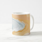 抽象芸術パステル絵を描サマーエディション コーヒーマグカップ (正面右)