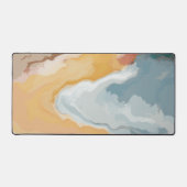 抽象芸術パステル絵を描サマーエディション デスクマット (正面)