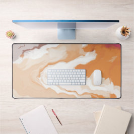 抽象芸術パステル絵を描ジンジャーフォーム版 デスクマット