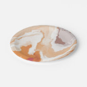 抽象芸術パステル絵を描ジンジャーフォーム版 ペーパープレート (アングル)