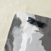 抽象芸術パステル絵を描マウンテンエディション ビーチタオル (インサイチュ)