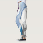 抽象芸術パステル絵を描マウンテンエディション レギンス (左)