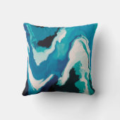 抽象芸術パステル絵を描ラゴーンエディション クッション (裏面)