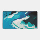 抽象芸術パステル絵を描ラゴーンエディション デスクマット (正面)