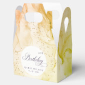 抽象芸術パステル自然ライムグリーンエイジ誕生日 フェイバーボックス (オープン)