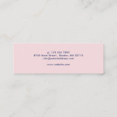 抽象芸術パステル購入ありがとう ロイヤリティカード (裏面)