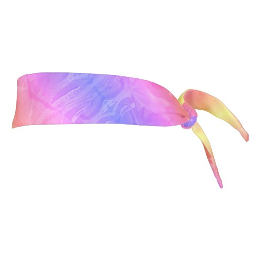 抽象芸術パストライプステル タイヘッドバンド (回転90)