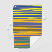 抽象芸術パストライプターン ゴルフタオル (インサイチュ)