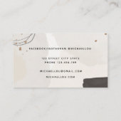 抽象芸術パスモダンテルニュートランディ名刺 名刺 (裏面)