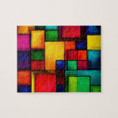 抽象芸術パズル ジグソーパズル (横)