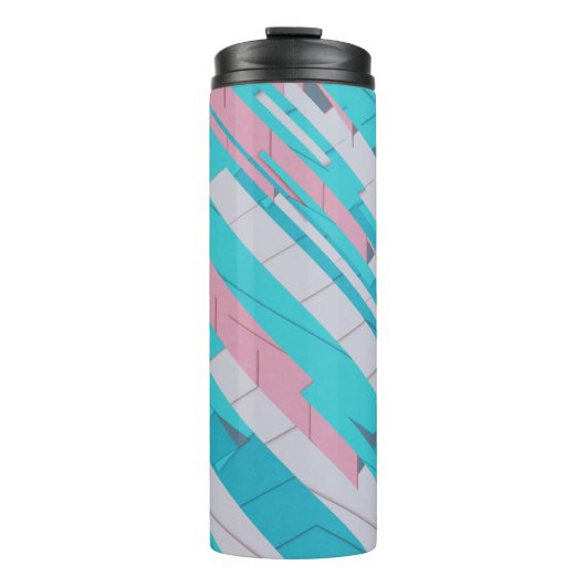 抽象芸術パタカラフルーン熱タンブラー タンブラー (正面)