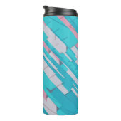 抽象芸術パタカラフルーン熱タンブラー タンブラー (回転右)