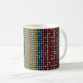 抽象芸術パタカラフル点々のあるーン コーヒーマグカップ (正面右)